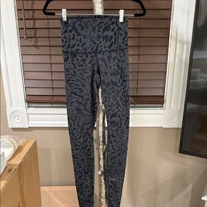 lululemon athletica Black Leopard Print Leggings